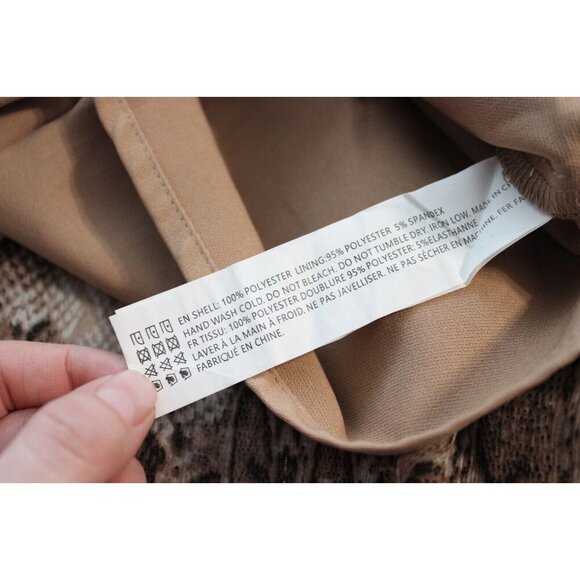 En Saison Mini Skort Size Large Snake Skin Print Tiered Ruffle Flowy Chiffon Y2K - Picture 11 of 12